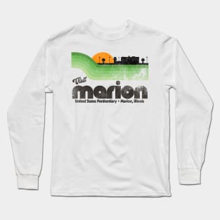 Visit United States Penitentiary of Marion Prison Retro Tourist Souvenir Long Sleeve T-Shirt